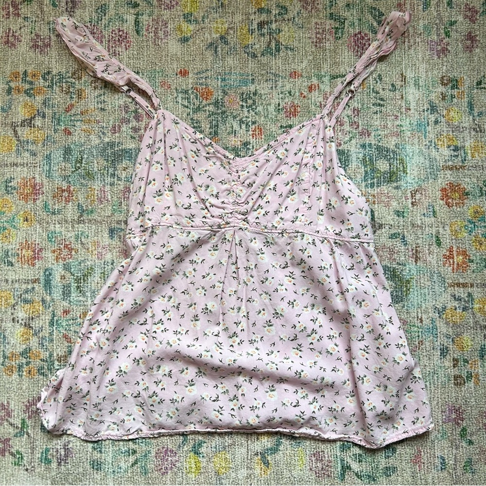 Abercrombie and Fitch Floral Tank Blouse